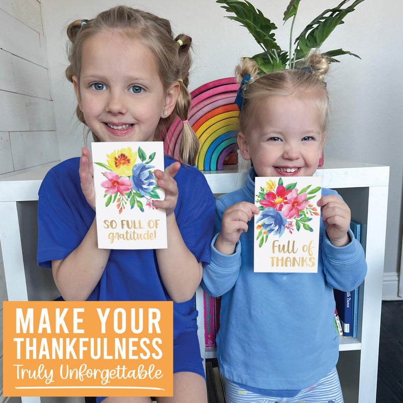 Hadley Designs 54 Floral Thank You Cards With Envelopes - Wedding Thank You Cards with Envelopes Bulk, Appreciation Notes Set for Bridal Shower, Graduation and Teachers - Image 4